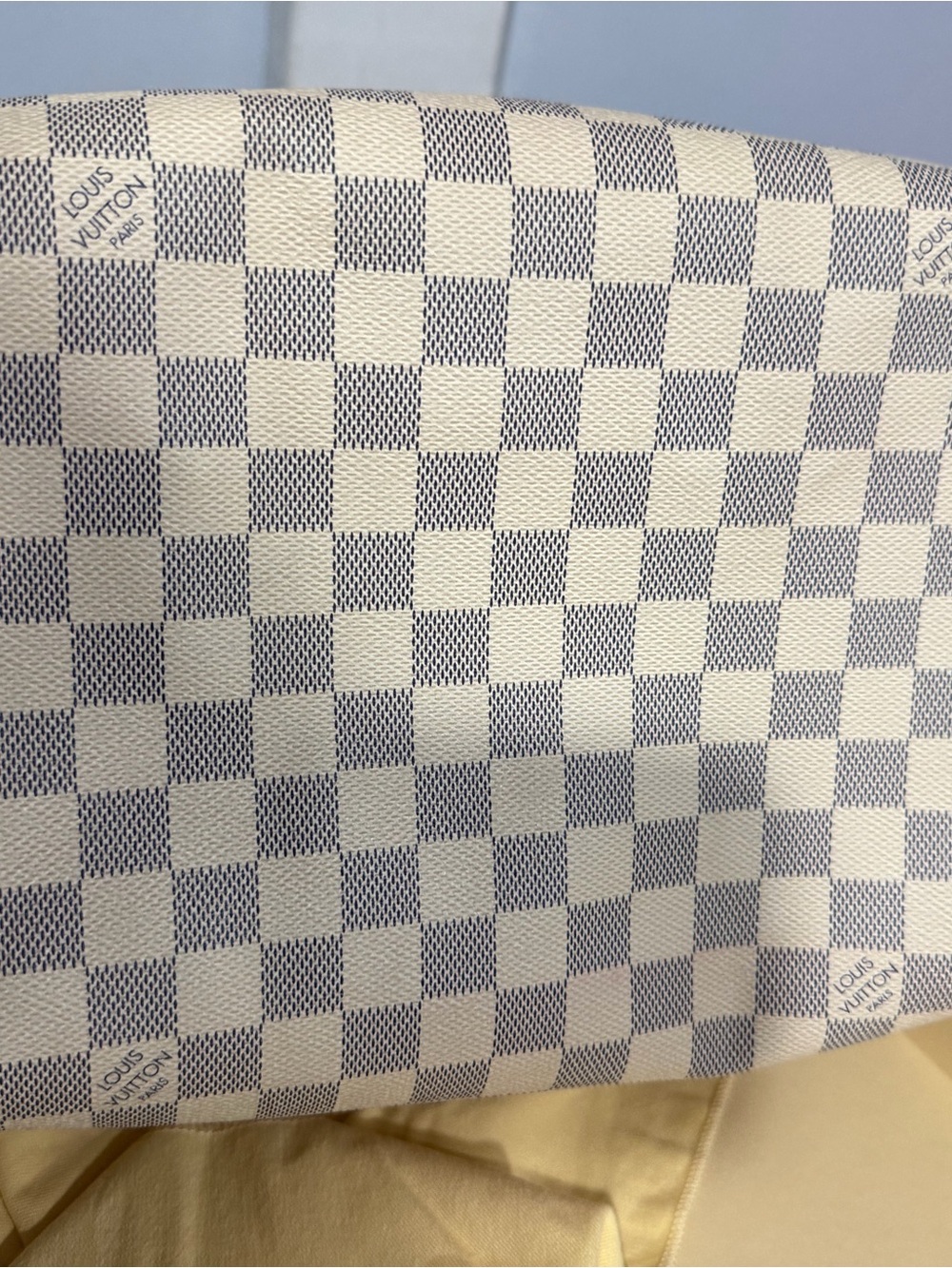LOUIS VUITTON DAMIER AZUR SPEEDY 30 - AUTHENTIC W/COA BOX AND DUSTY. Giftable - Picture 9 of 15